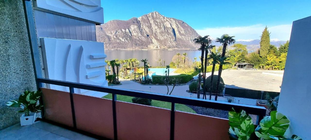 Relax-Lugano Lake Bissone Ngoại thất bức ảnh