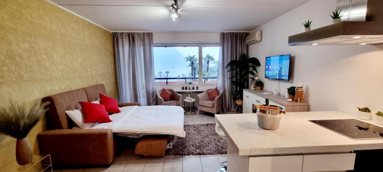 Relax-Lugano Lake Bissone Ngoại thất bức ảnh