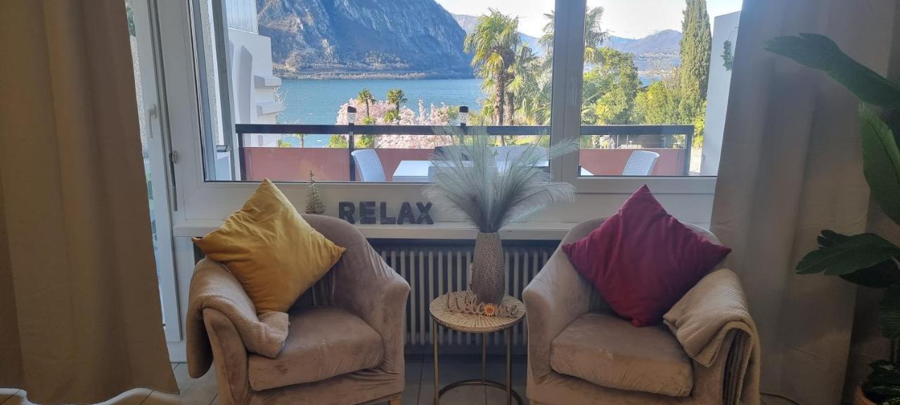 Relax-Lugano Lake Bissone Ngoại thất bức ảnh