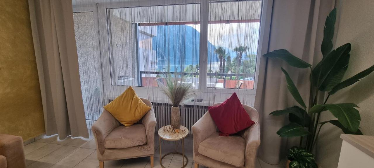 Relax-Lugano Lake Bissone Ngoại thất bức ảnh